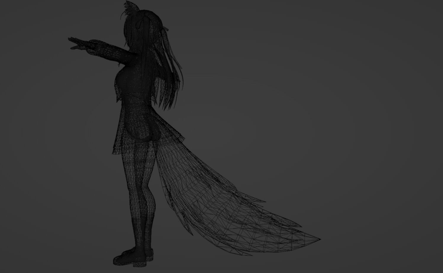 Anime Character - Unique 25 3D model_16