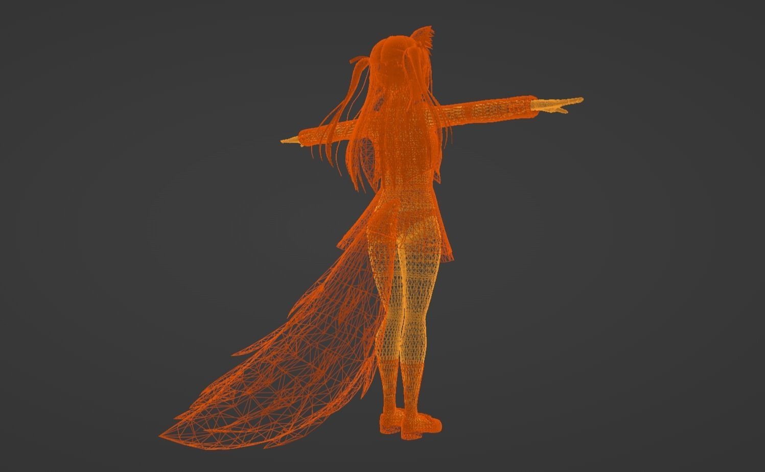 Anime Character - Unique 25 3D model_13