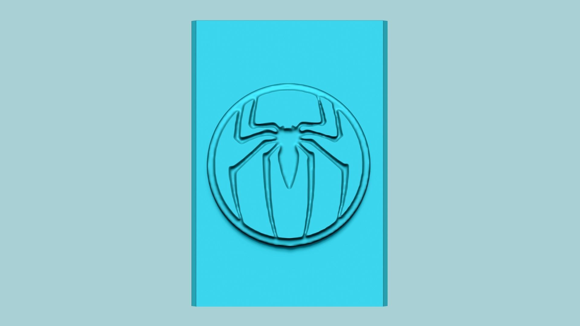 Stamp 108 Spiderman Icon - Fondant Decoration Maker Toy 3D print model_2