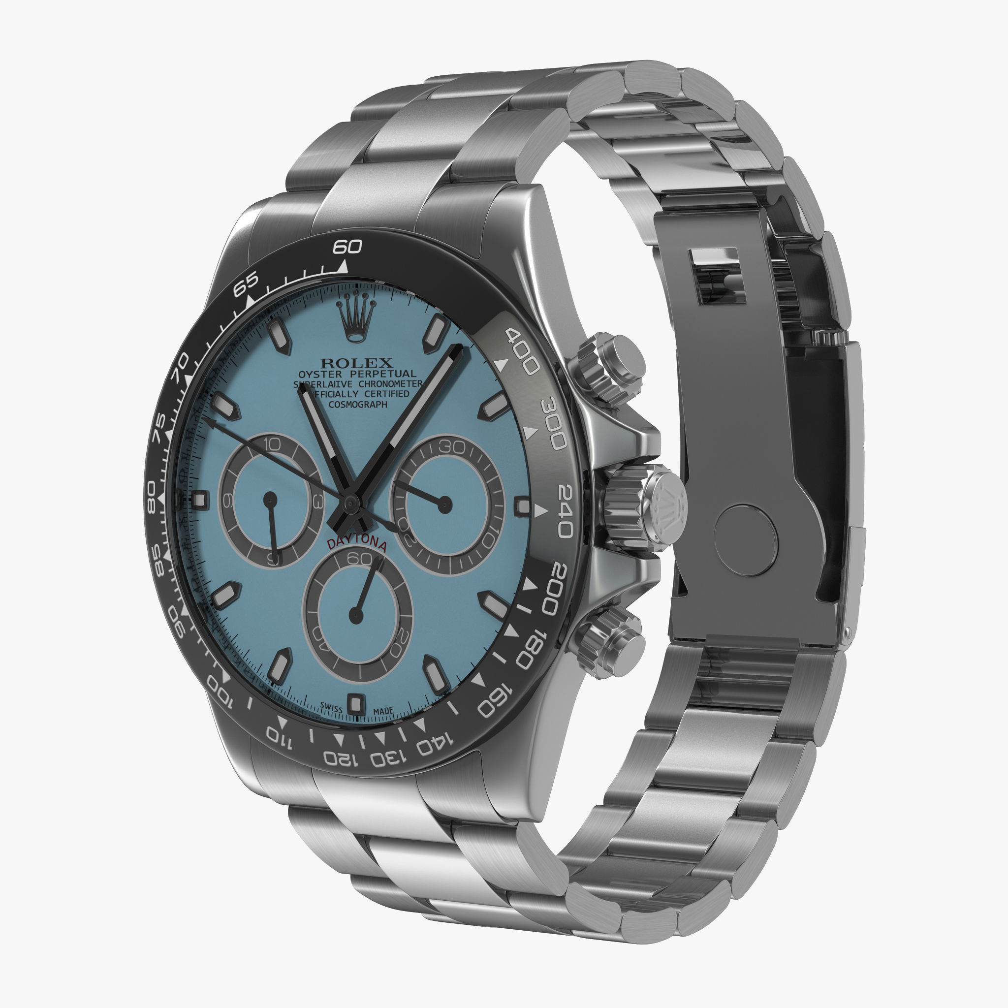 Rolex Cosmograph Daytona Blue Dial 2 3D model