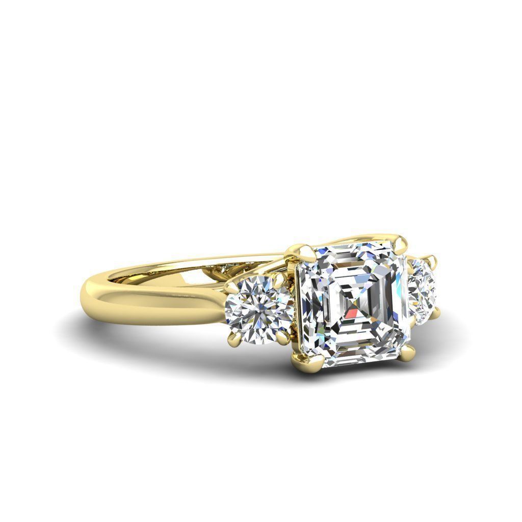 Engagement ring Kelly ascher 3D print model_16