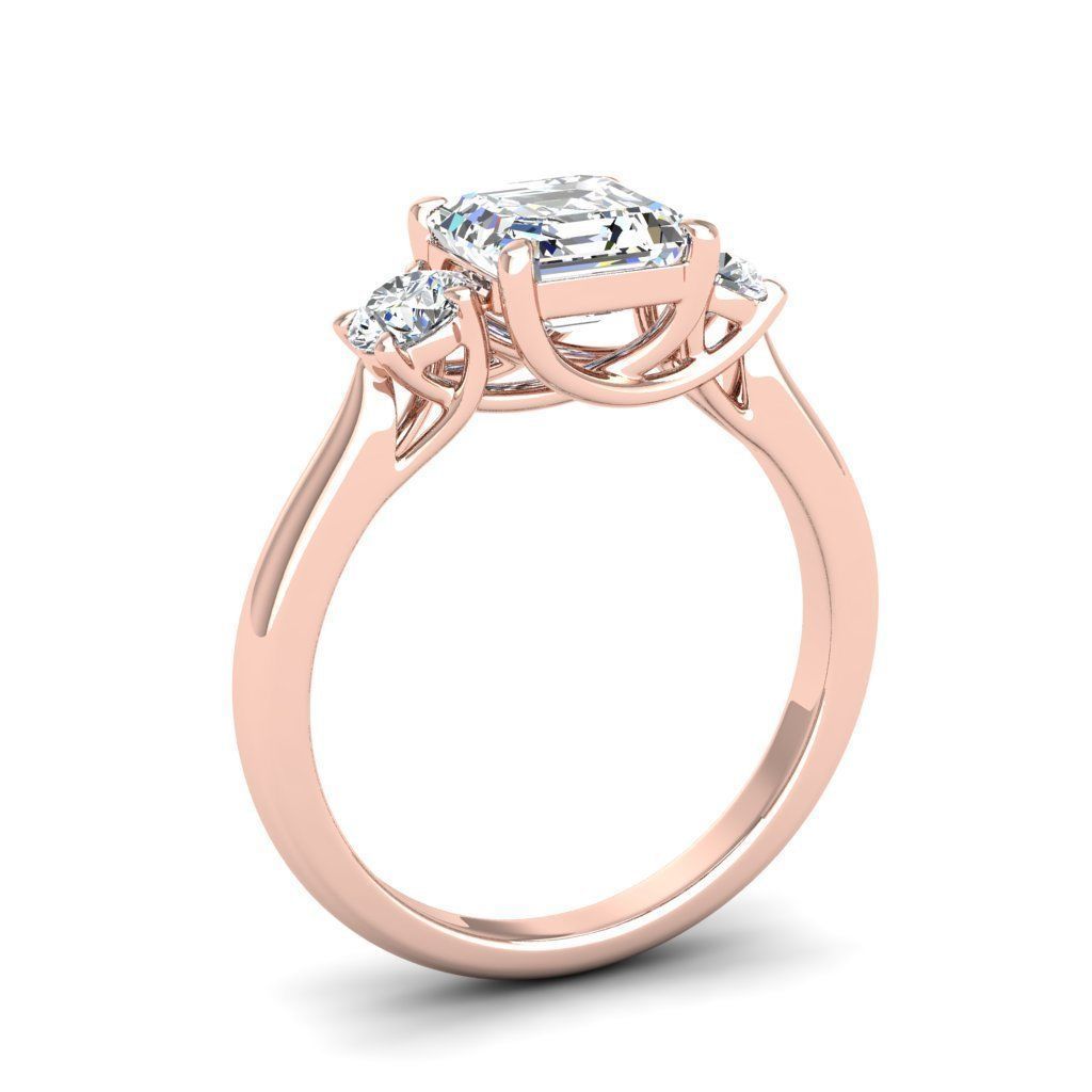 Engagement ring Kelly ascher 3D print model_8