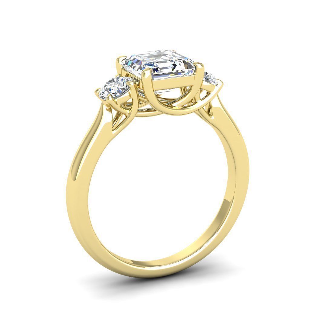 Engagement ring Kelly ascher 3D print model_6