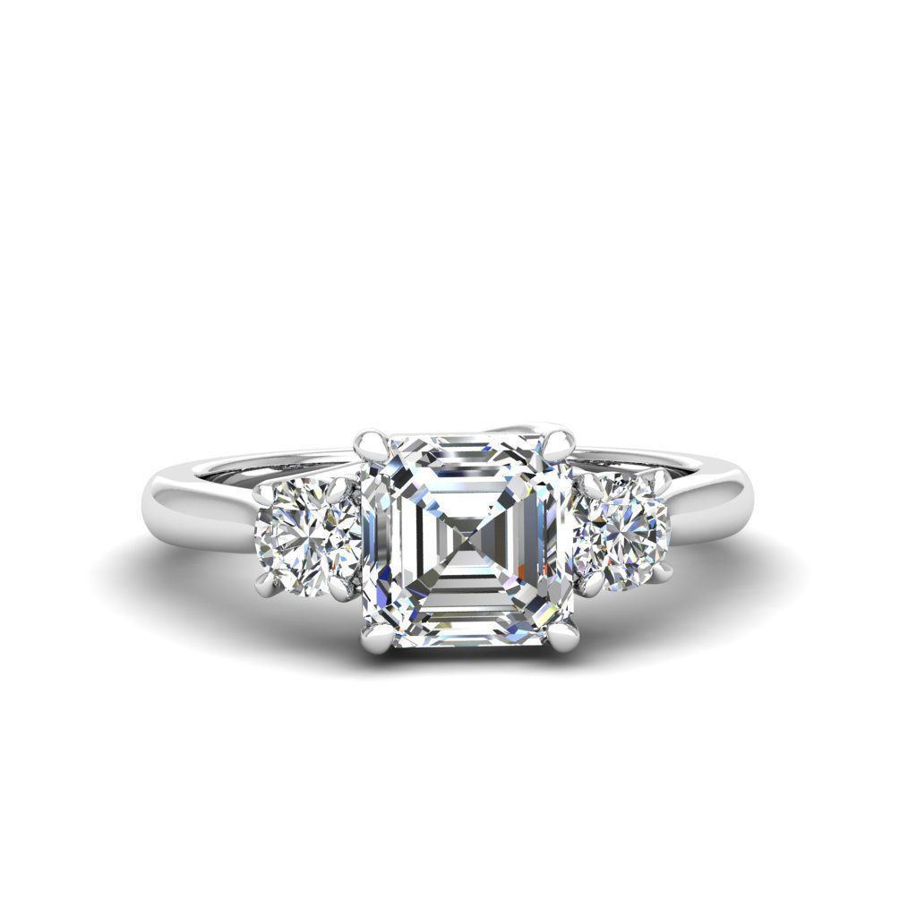 Engagement ring Kelly ascher 3D print model_25