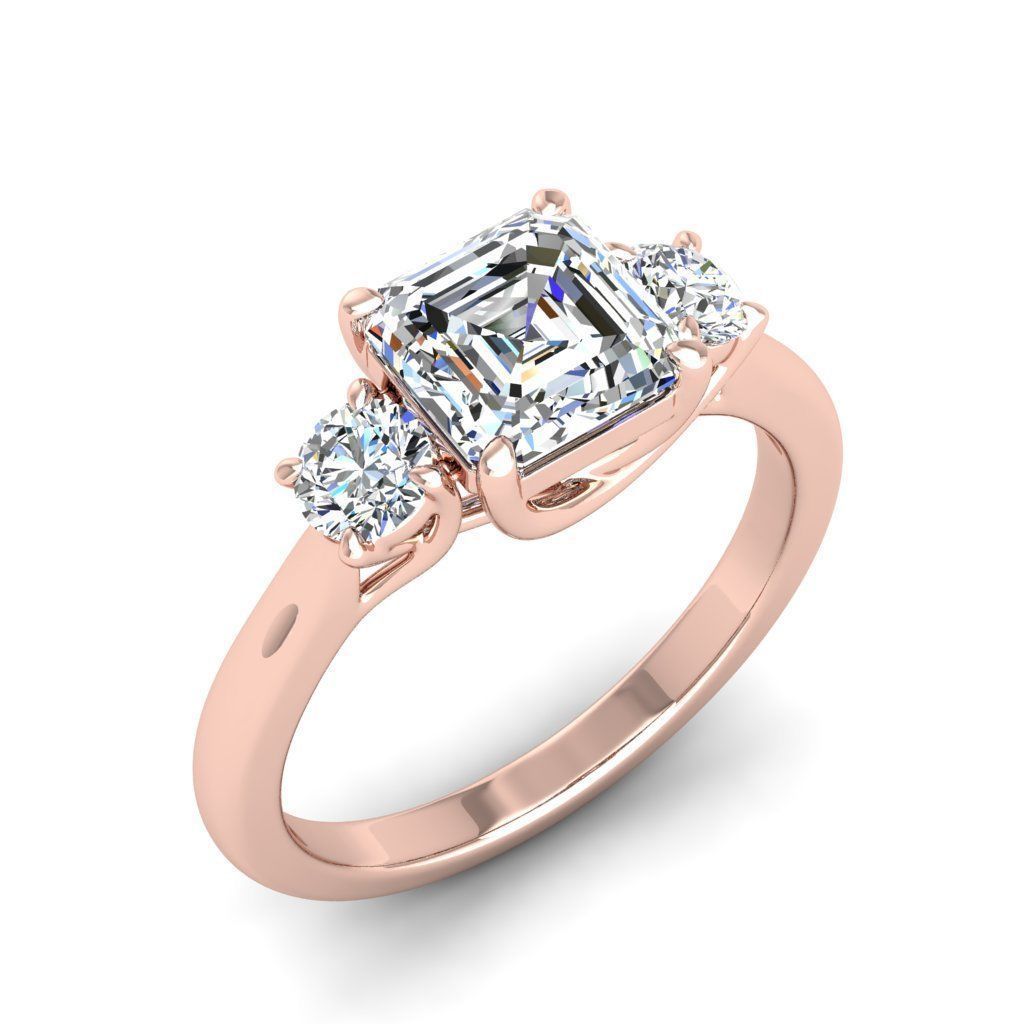Engagement ring Kelly ascher 3D print model_12