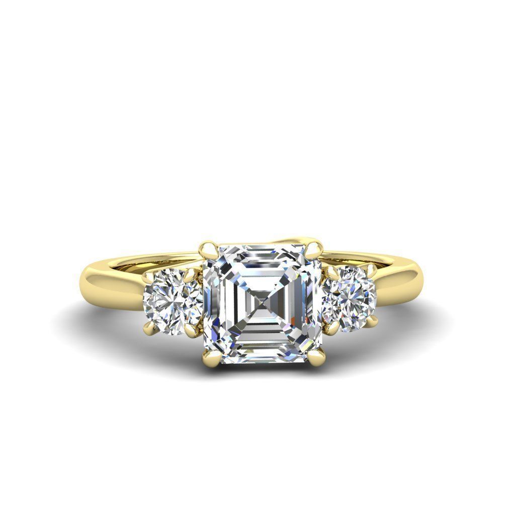 Engagement ring Kelly ascher 3D print model_22