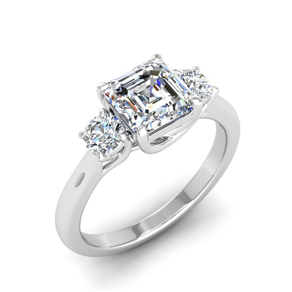 Engagement ring Kelly ascher 3D print model_15