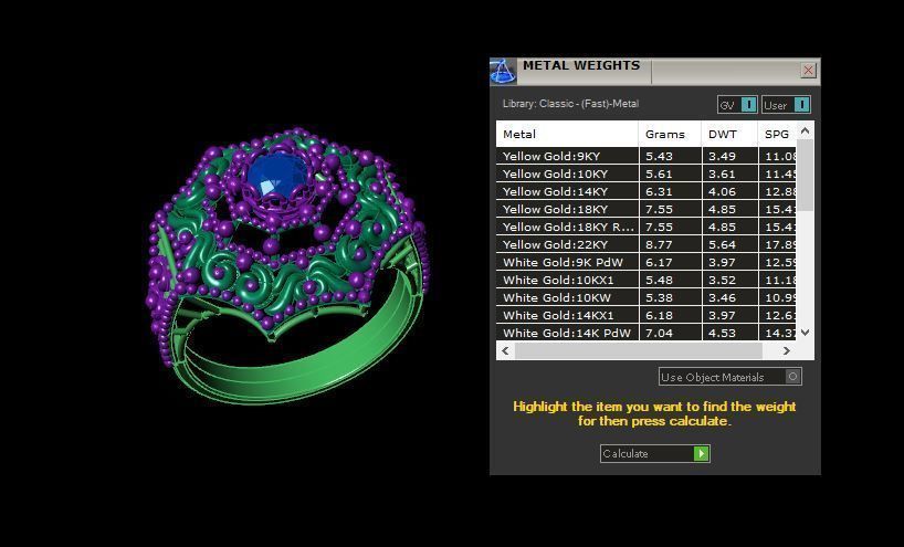 Rings 3D print model_4