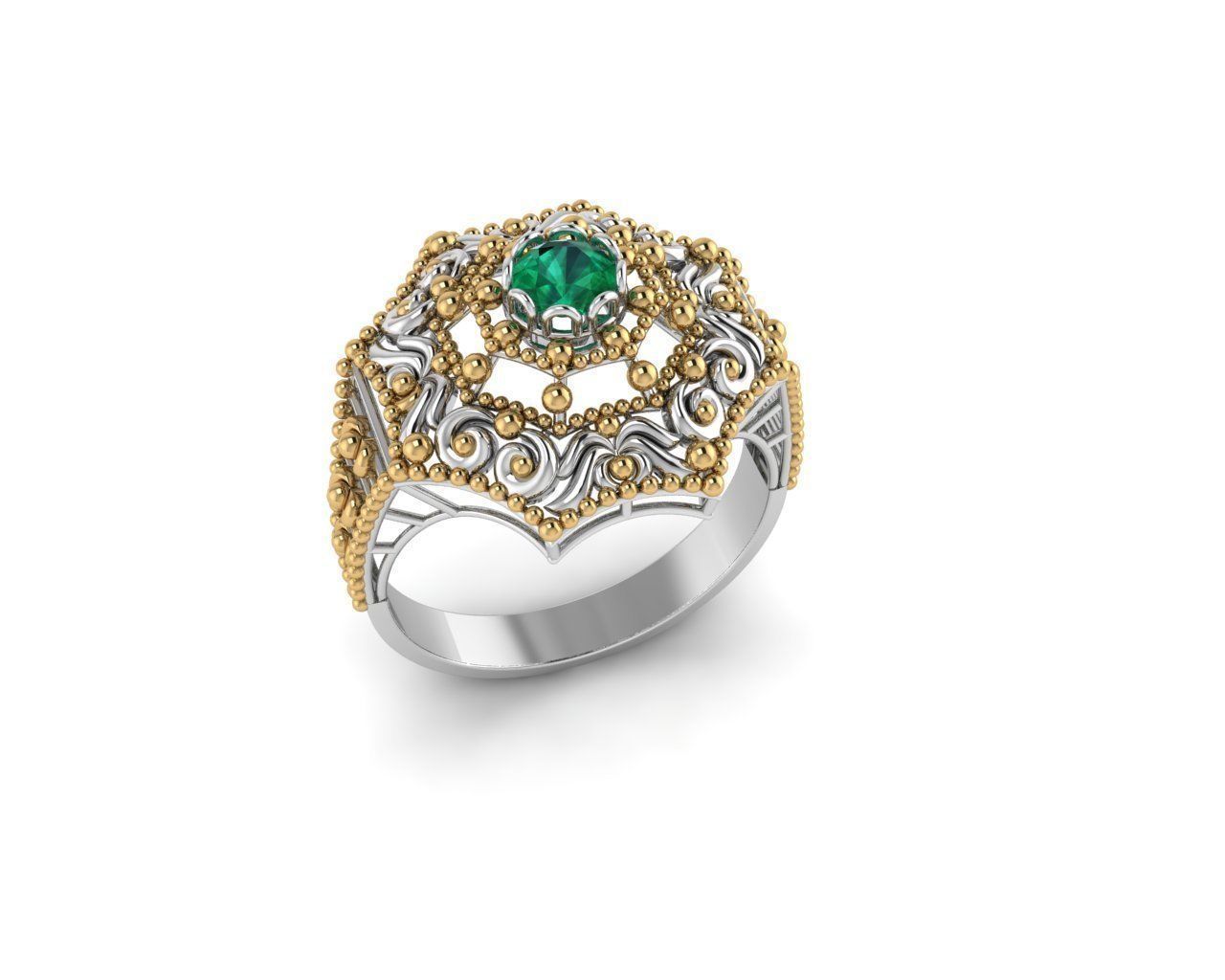 Rings 3D print model_1