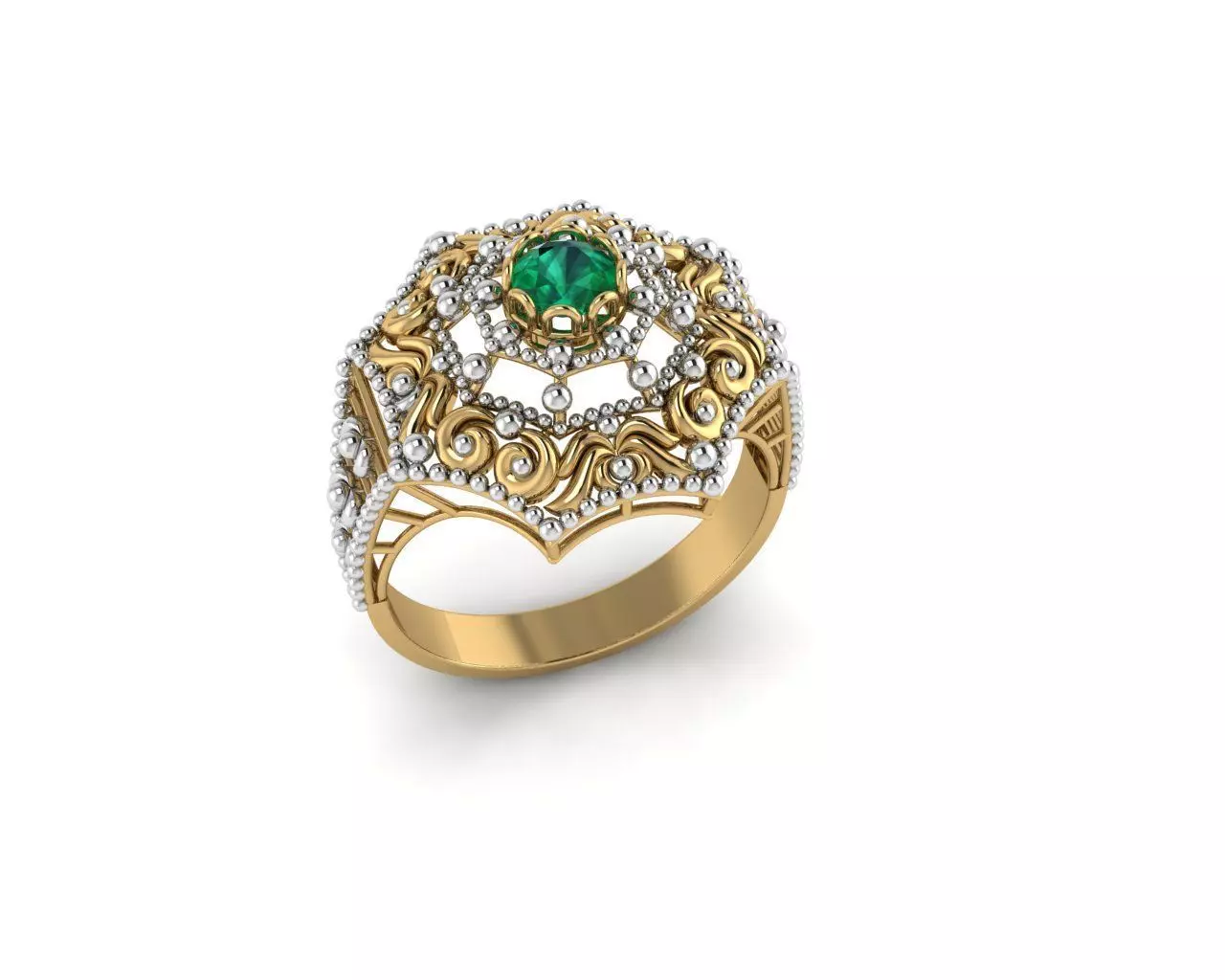 Rings 3D print model_0