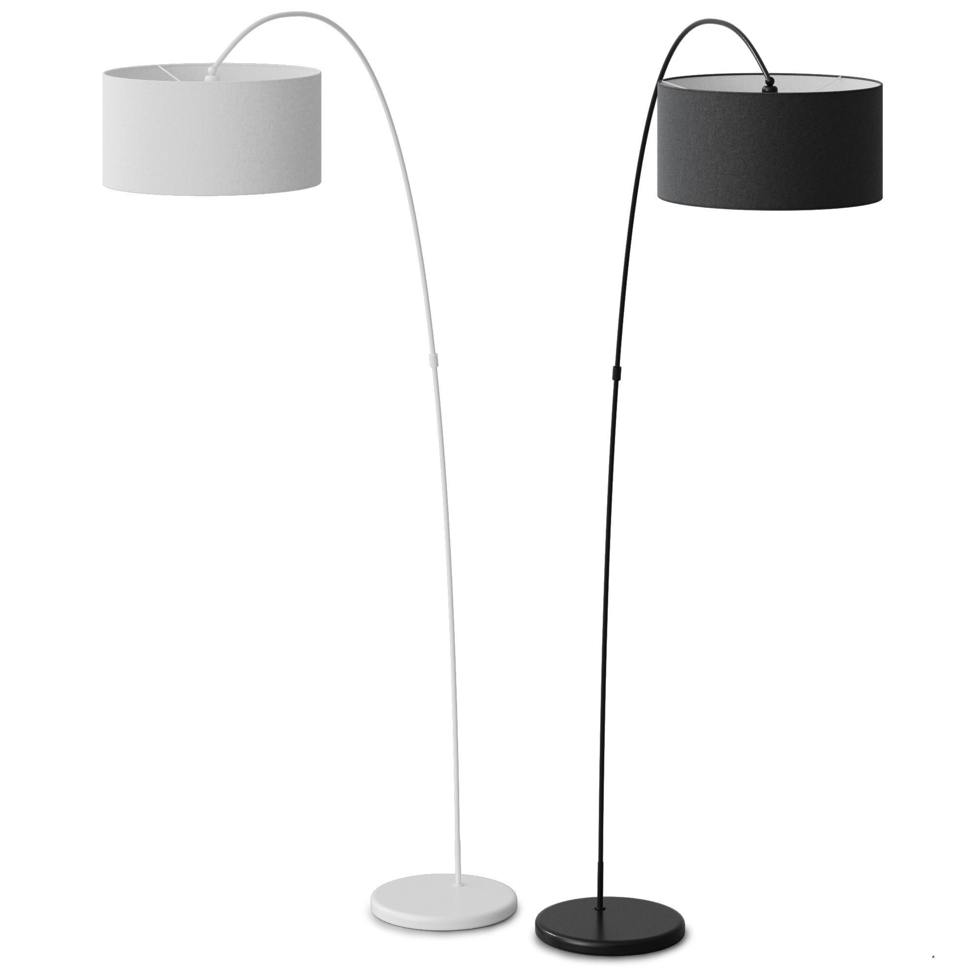 Floor lamp Faro Barcelona PAPUA 3D model_10