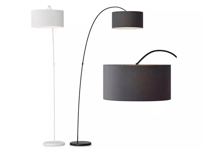 Floor lamp Faro Barcelona PAPUA
