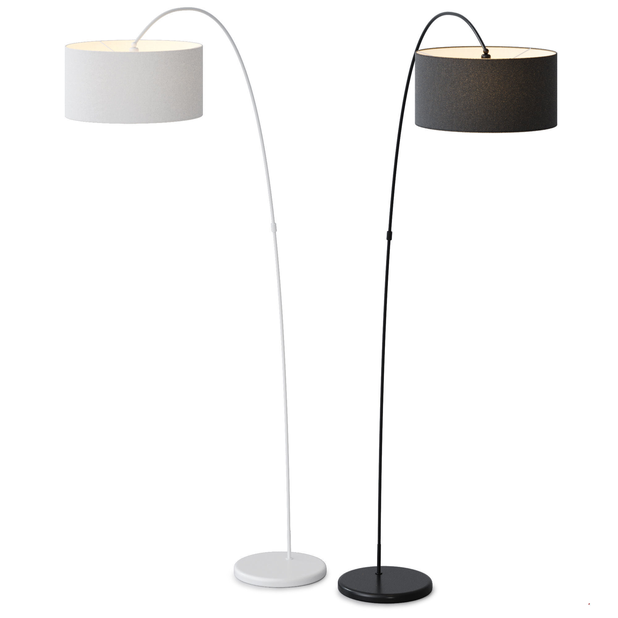 Floor lamp Faro Barcelona PAPUA 3D model_2