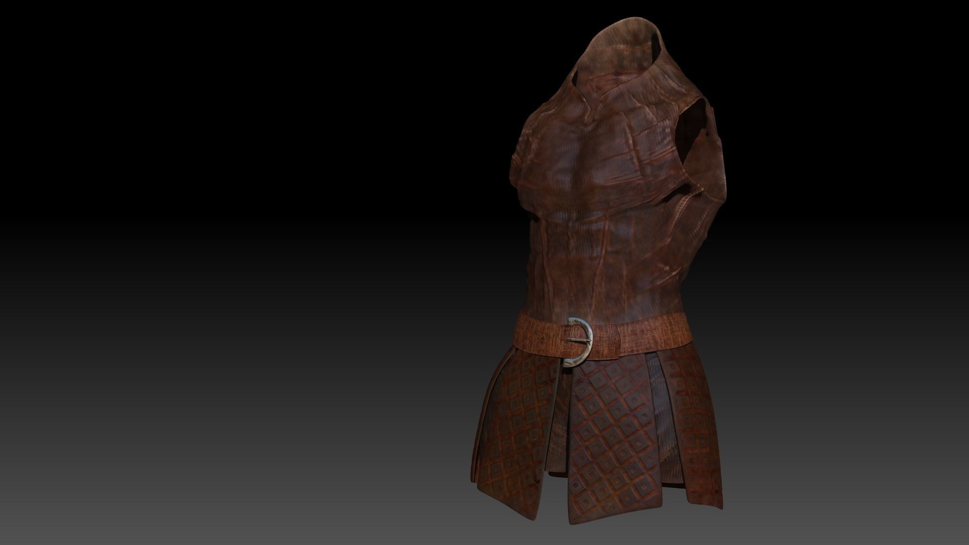 Theropod Rex Man Sculpt Project 3D model_14