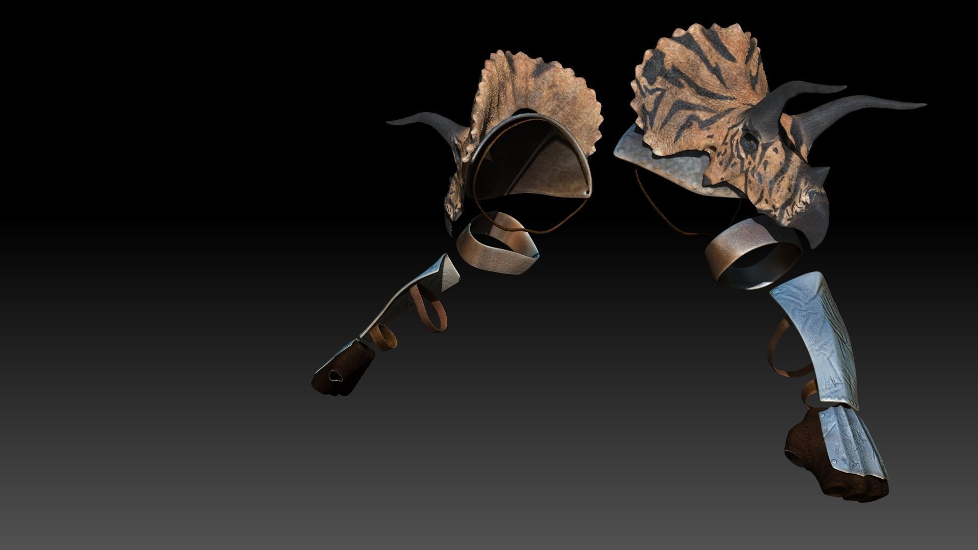 Theropod Rex Man Sculpt Project 3D model_13