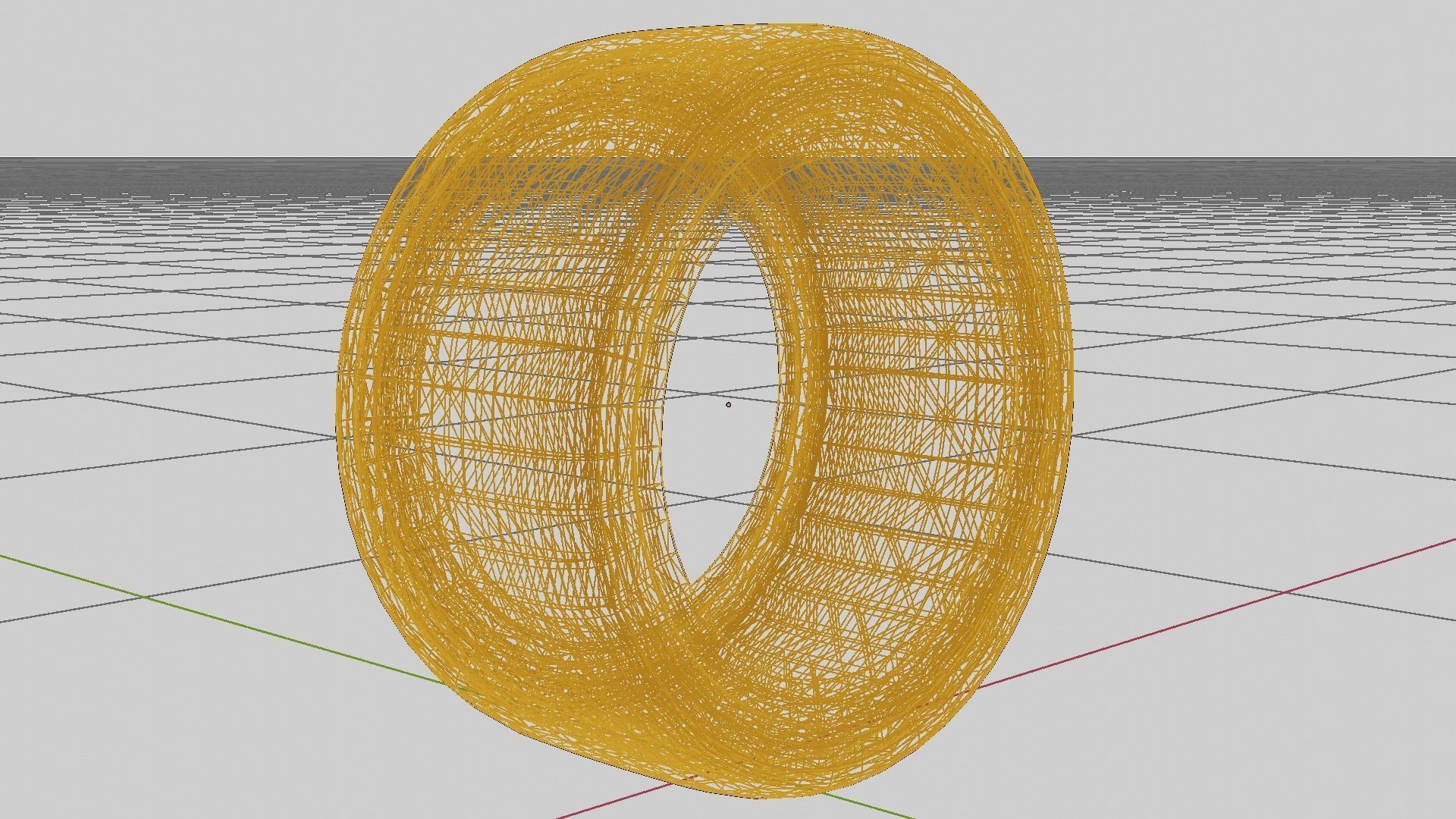 Sports Tire Low-poly 3D model_8