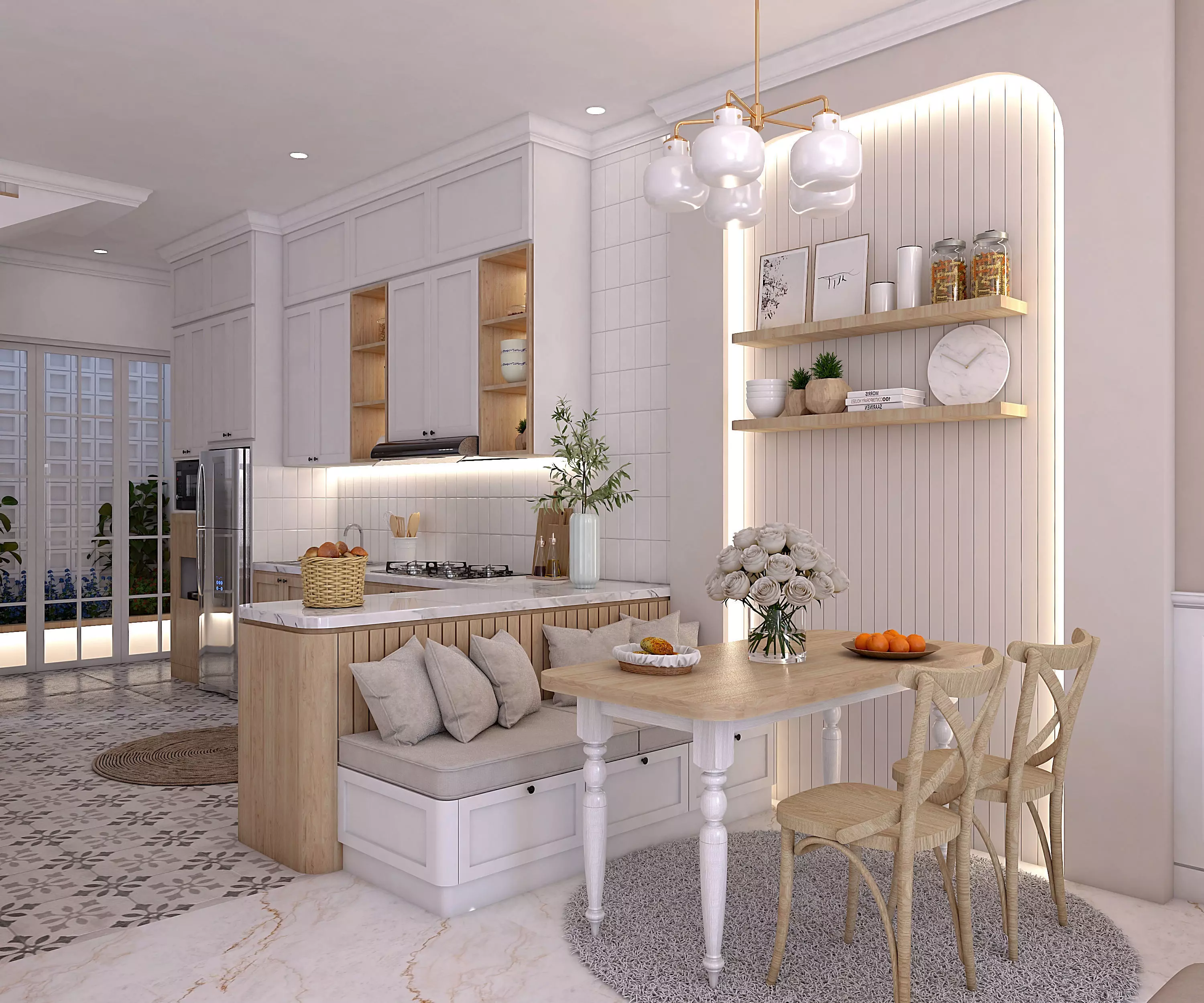 Modern Classic Japandi 3D model