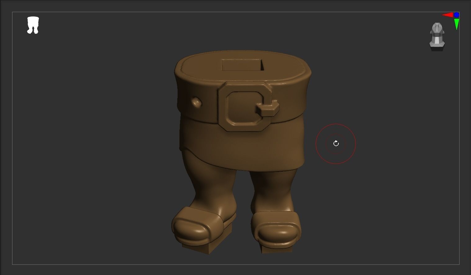 Barbarian king 3D print model_7