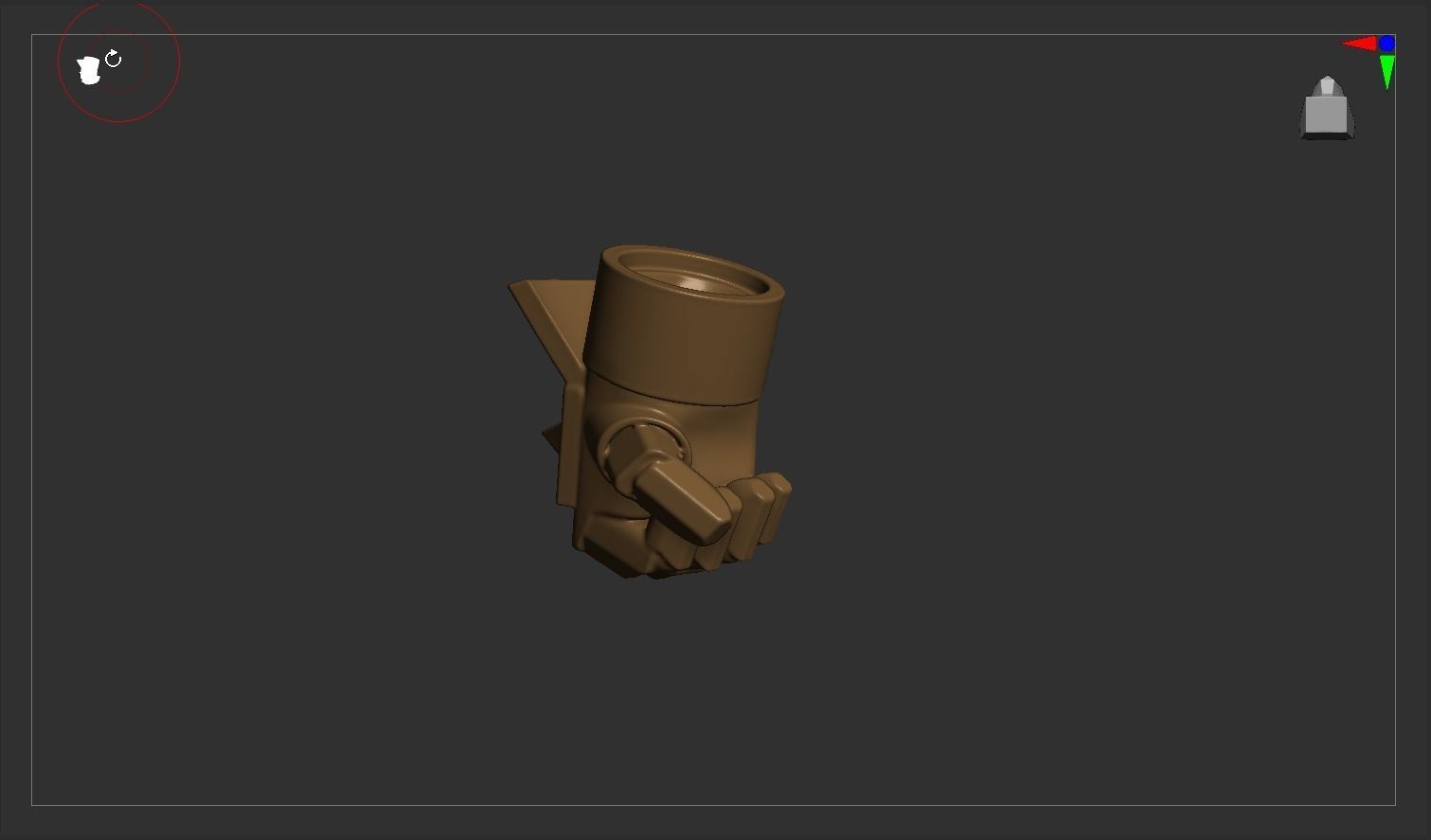 Barbarian king 3D print model_5