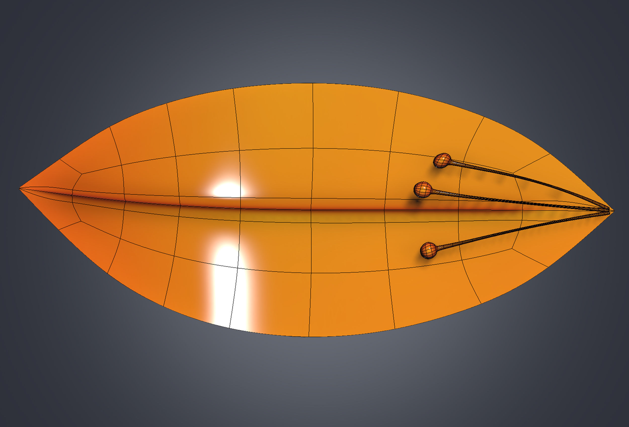 Laurel Wreath Low-poly 3D model_9