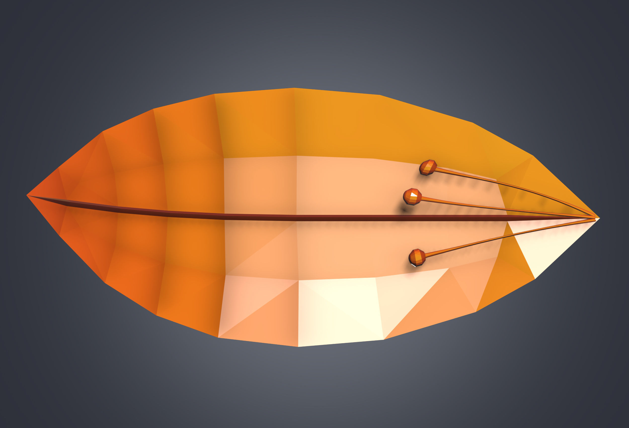 Laurel Wreath Low-poly 3D model_10