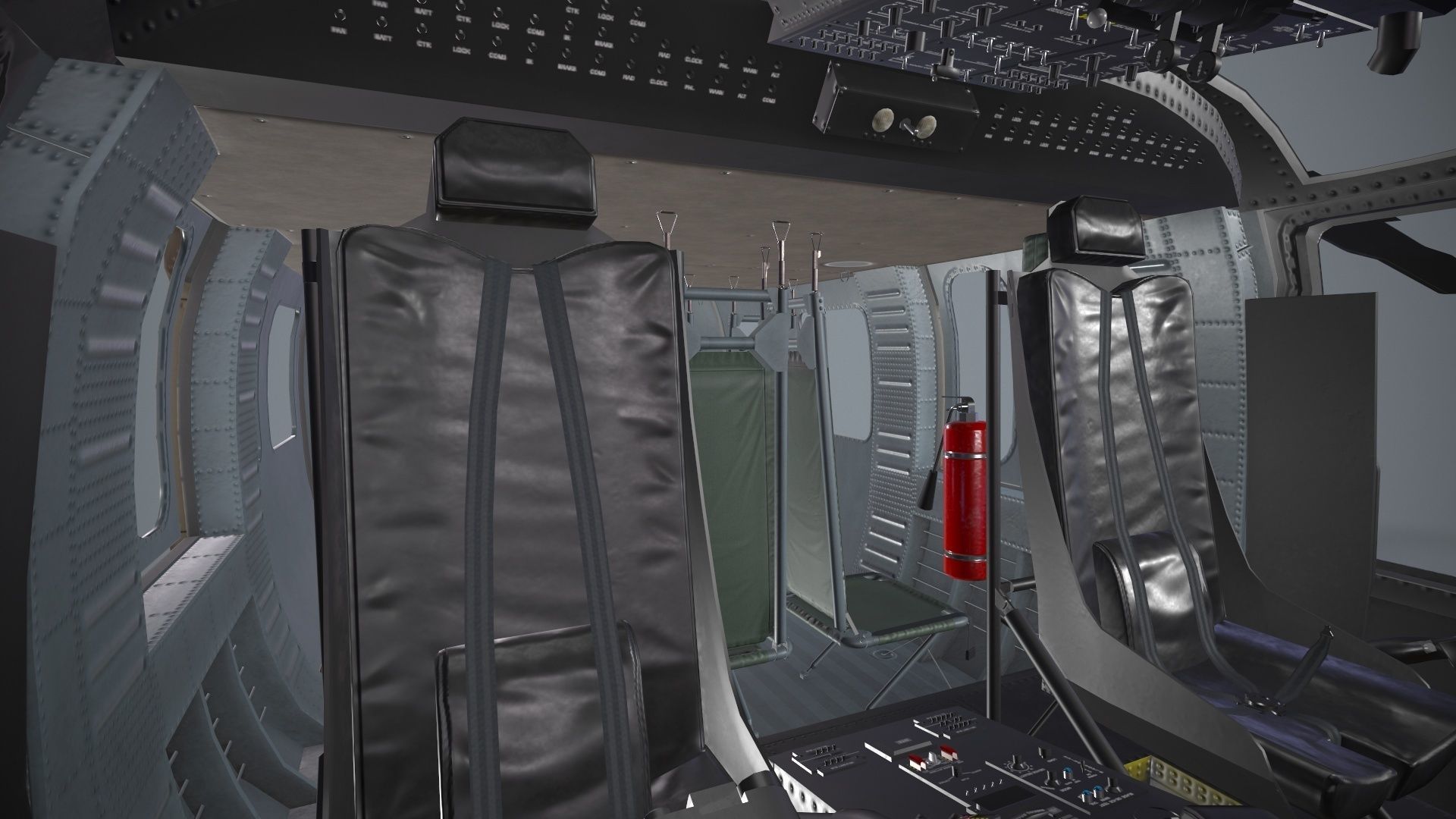 UH-60 Israel Static Low-poly 3D model_13