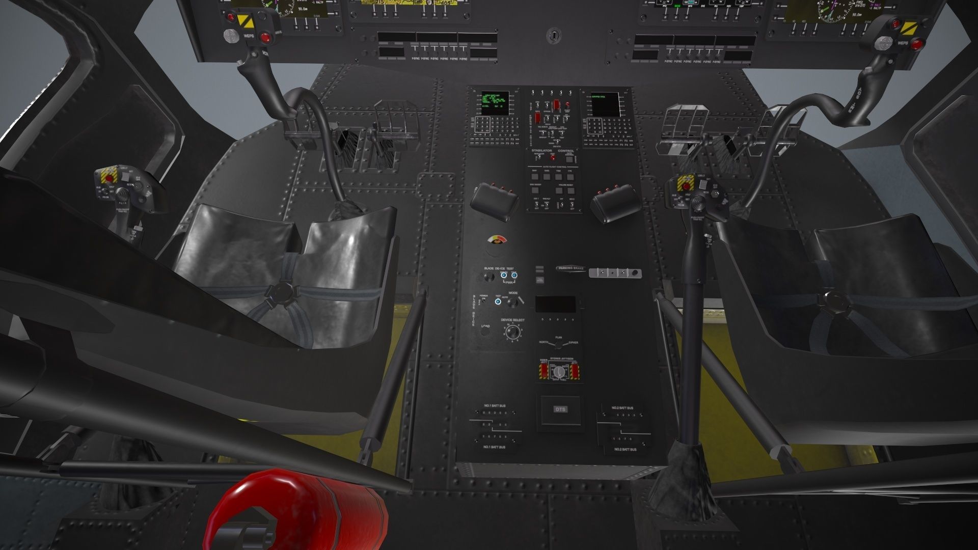 UH-60 Israel Static Low-poly 3D model_21