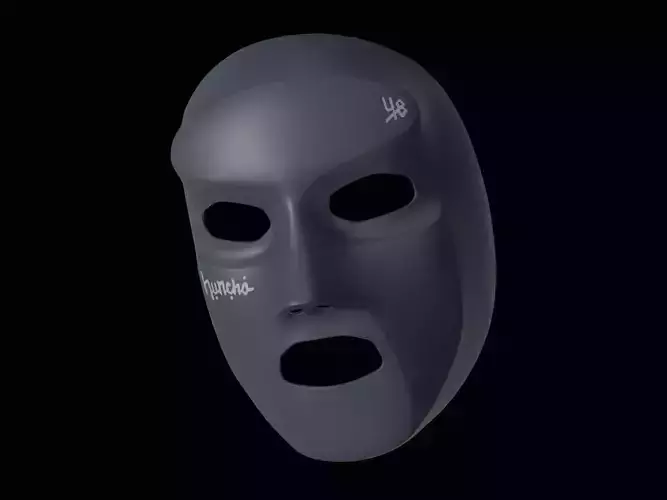M HUNCHO FACE MASK   3D print model