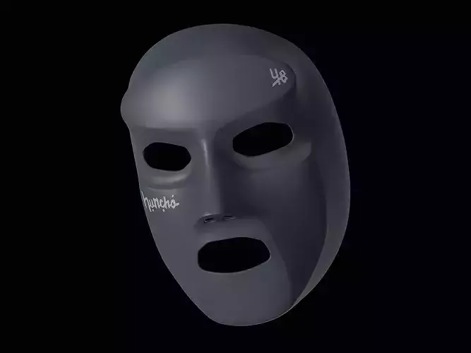 M HUNCHO FACE MASK 3D Model 3D Printable CGTrader