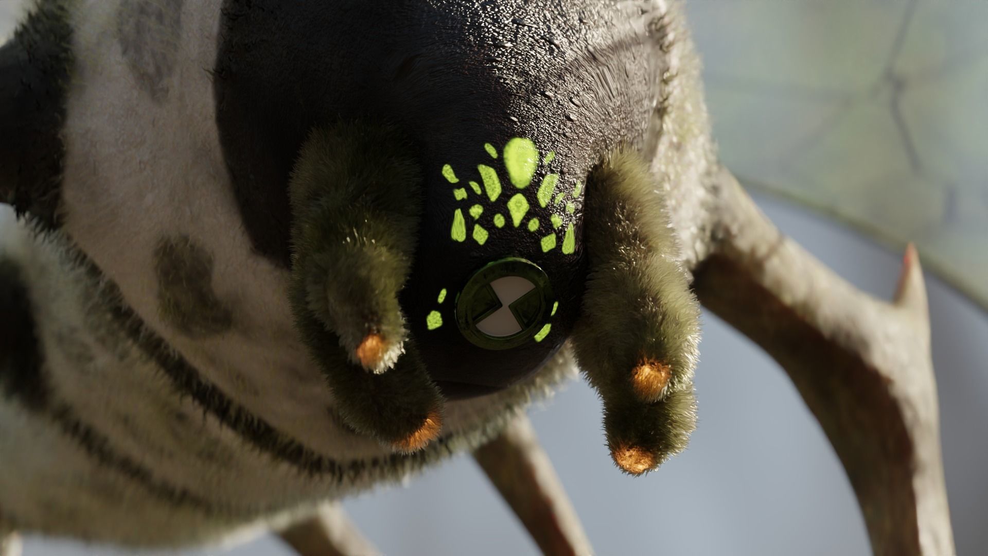 Ben 10 Stinkfly Classic with Wings Animation Low-poly 3D model_2