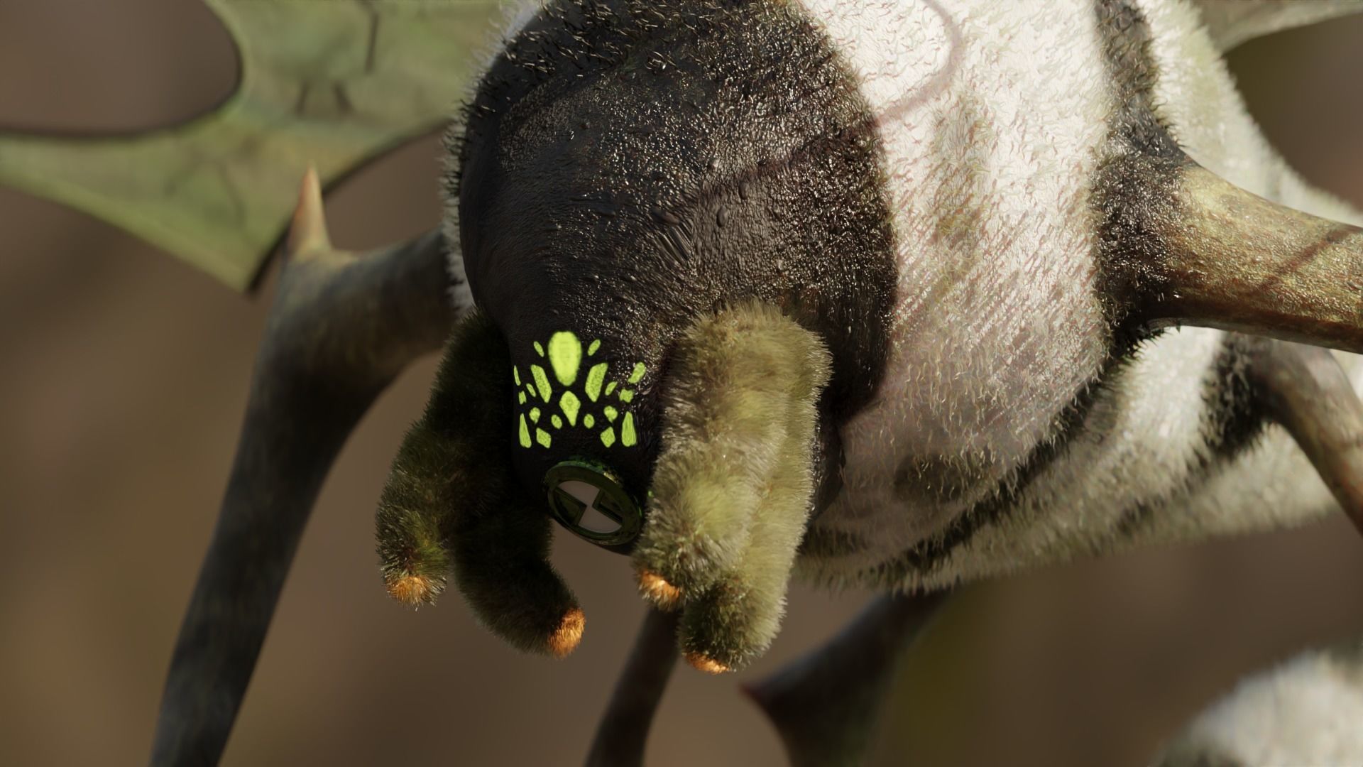 Ben 10 Stinkfly Classic with Wings Animation Low-poly 3D model_3