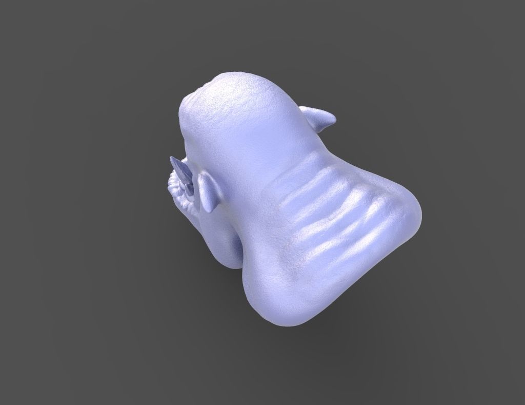 HEAD-Orc-1 high poly sculpt  3D model_3