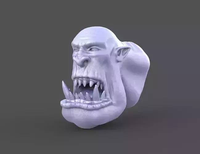 HEAD-Orc-1 high poly sculpt  3D model