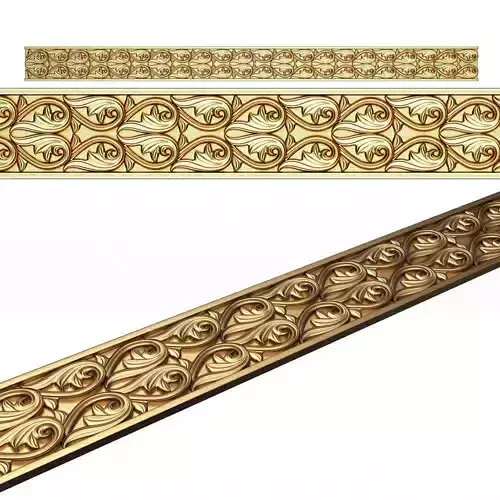 Ornament Element Molding 025 Low-poly 3D model