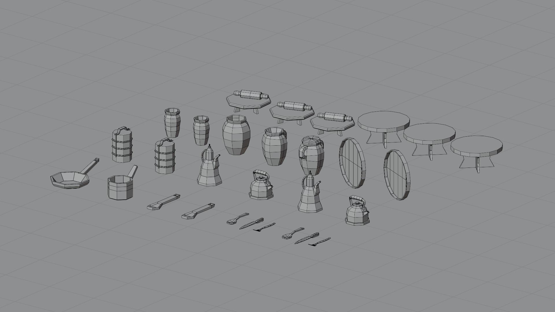 Low Poly Village Pack - Part 4 Low-poly 3D model_2