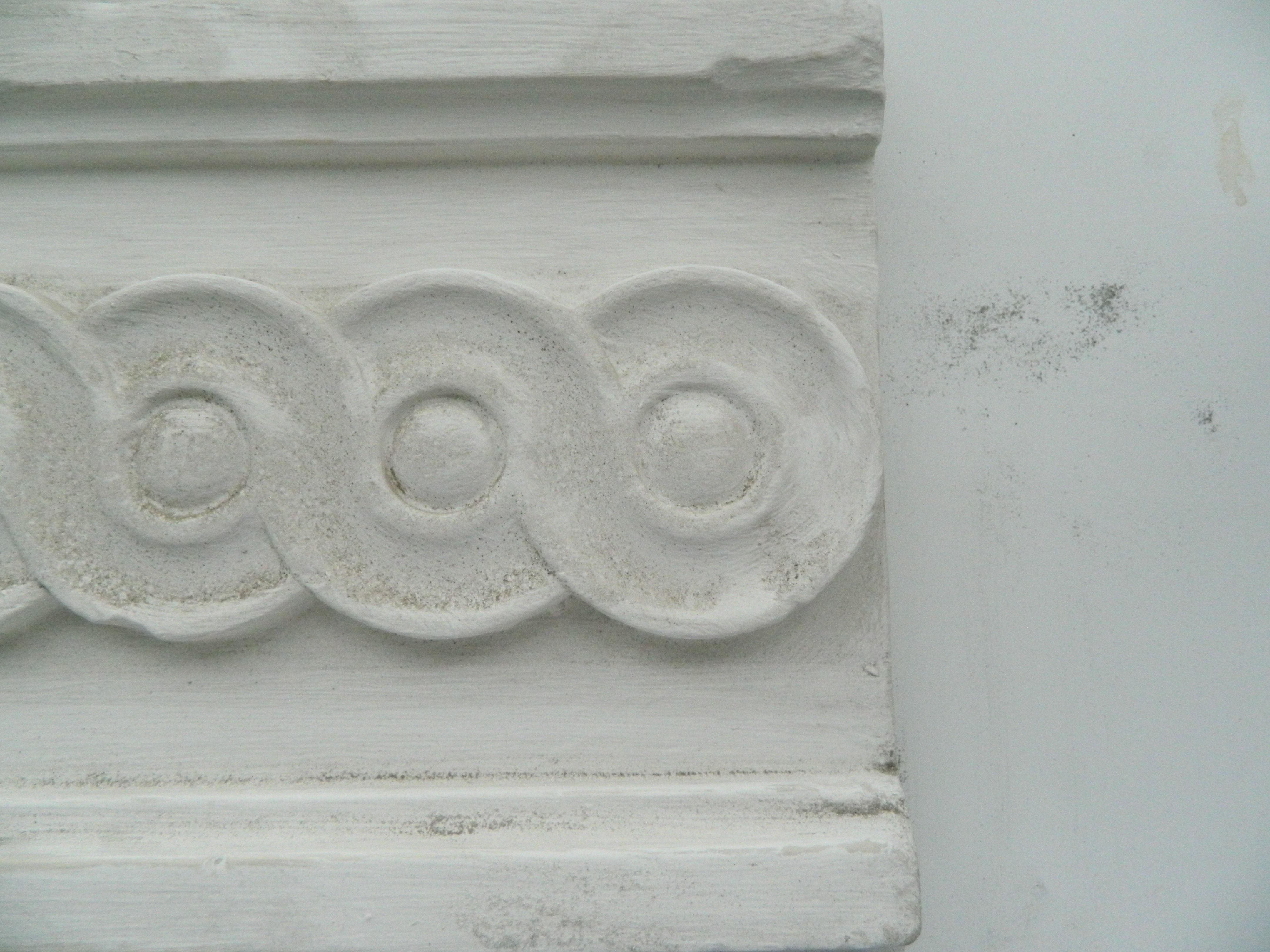 Circular spiral linear bas-relief  Low-poly 3D model_10