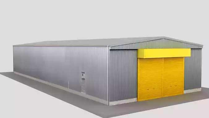 Realistic European City Block Building 15