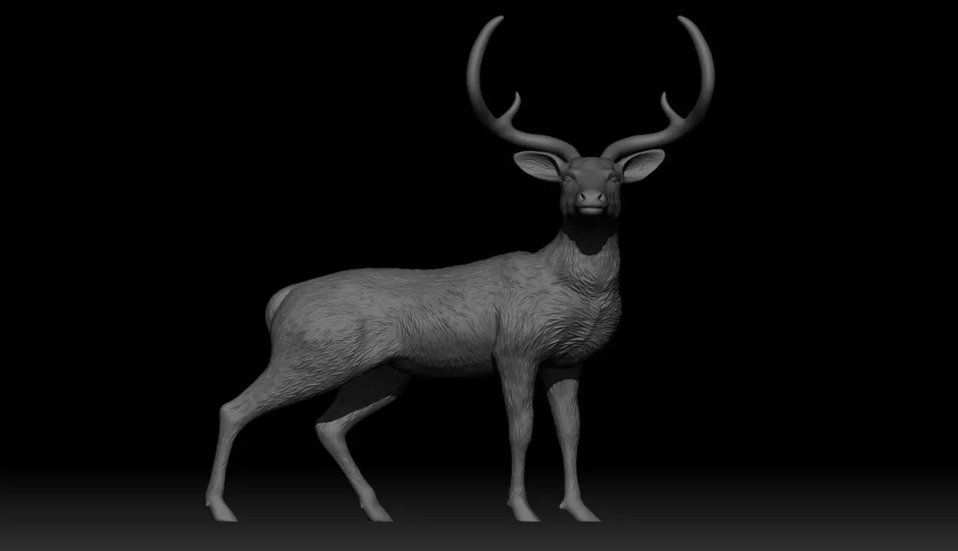 Chinkara Deer  3D print model_0