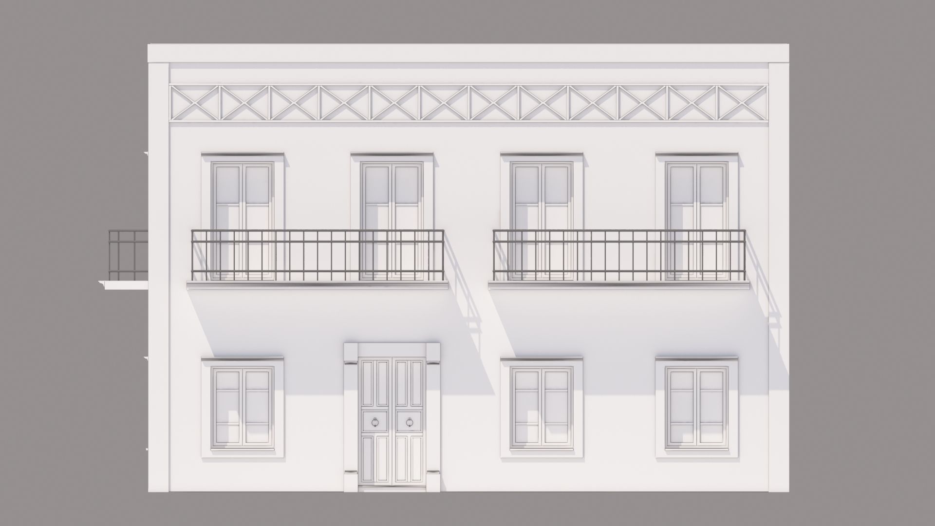 Mexican House 3D model_11