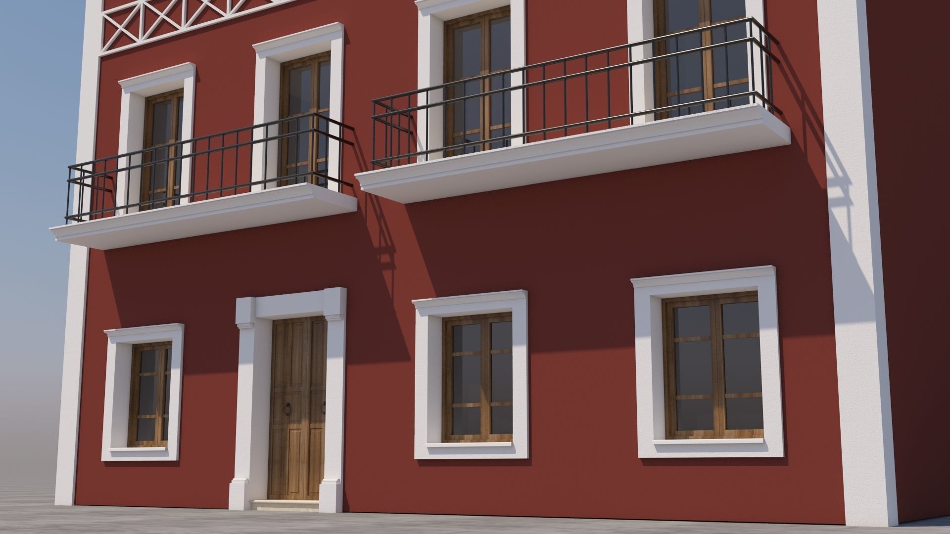 Mexican House 3D model_3