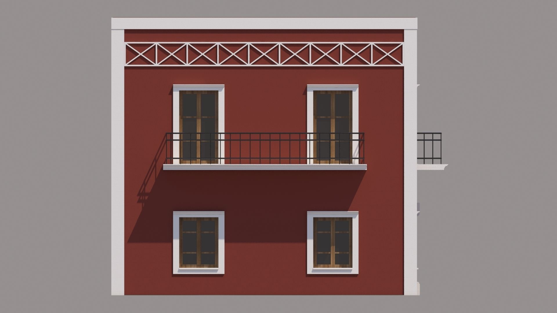 Mexican House 3D model_7