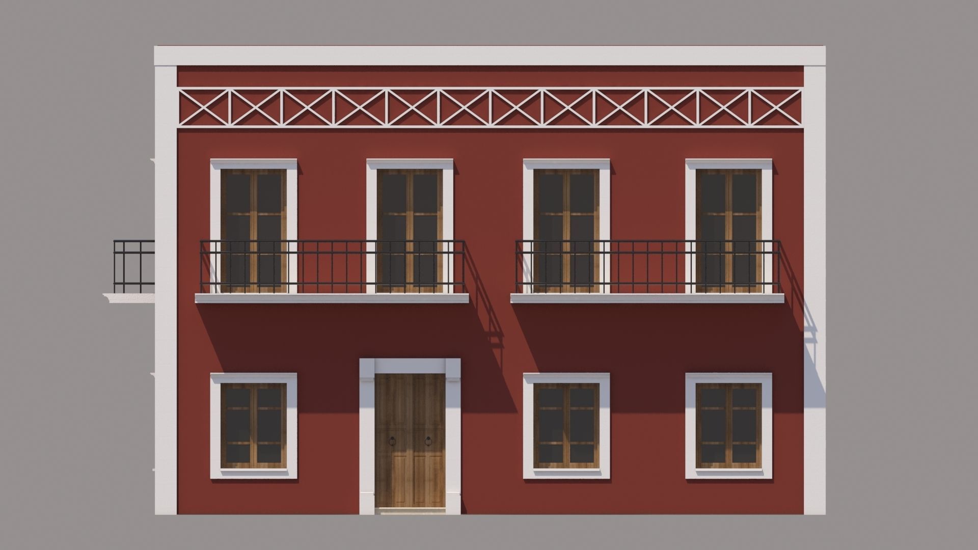 Mexican House 3D model_6