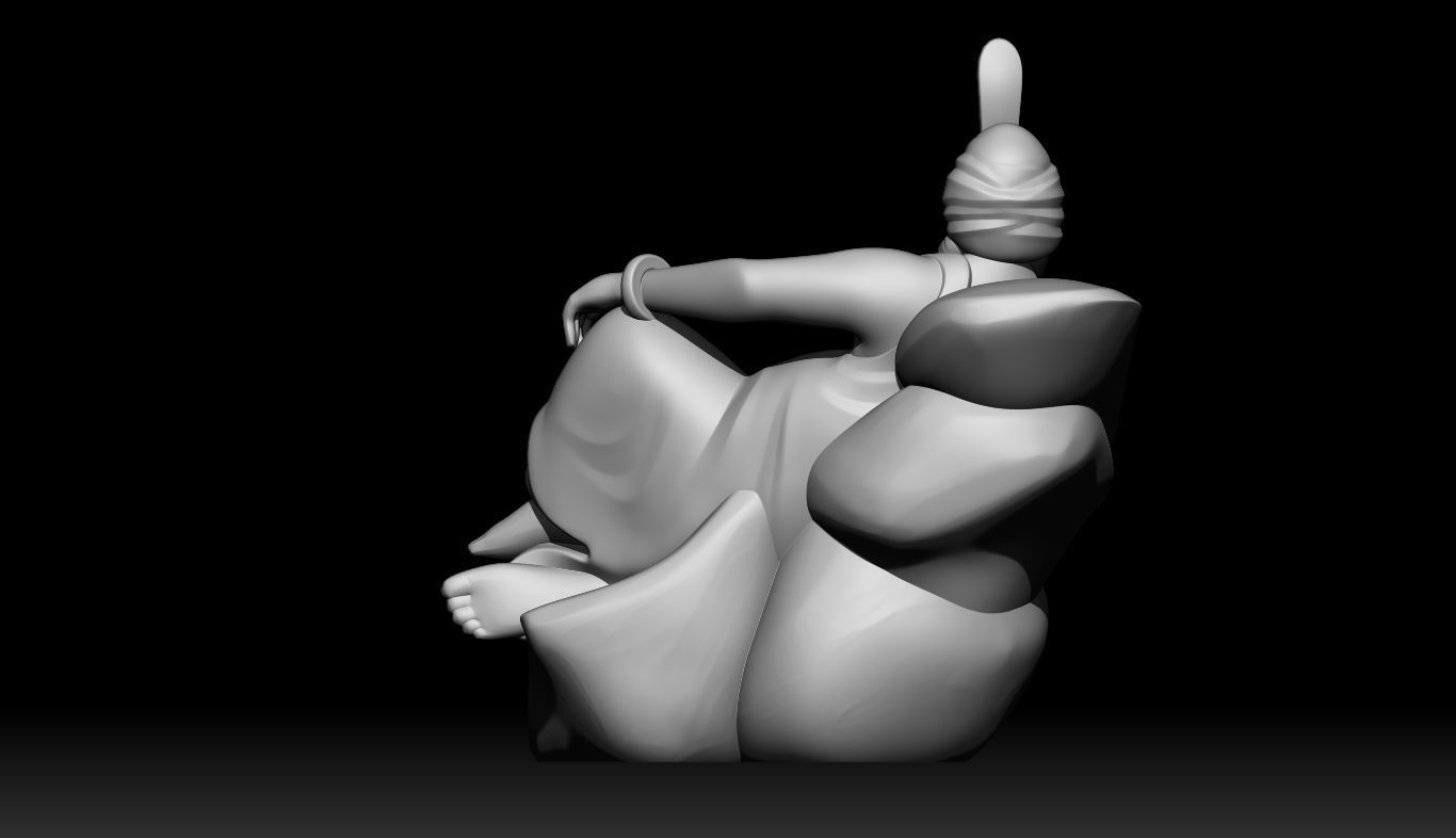 Sultan - Sitting on the couch  3D print model_3