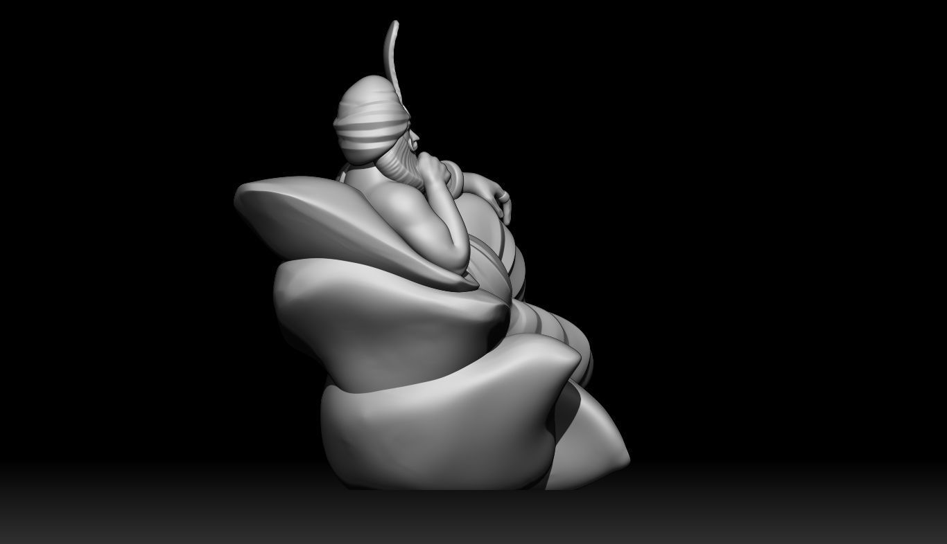 Sultan - Sitting on the couch  3D print model_4