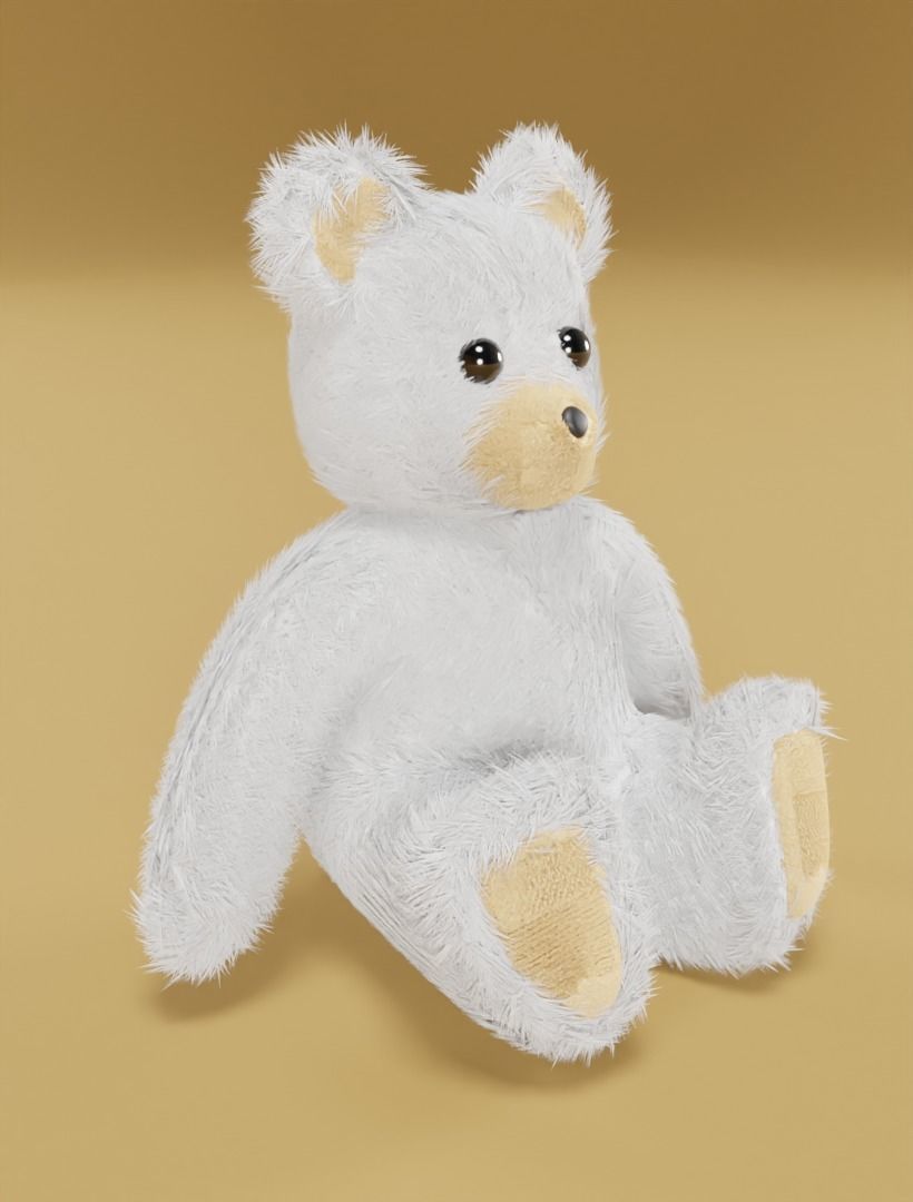 Taddy bears set 3D model 3D model_10