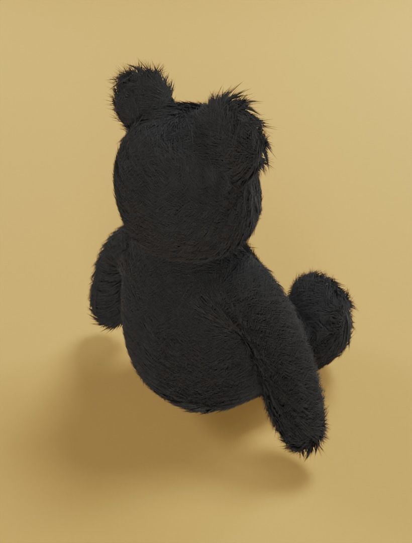 Taddy bears set 3D model 3D model_26