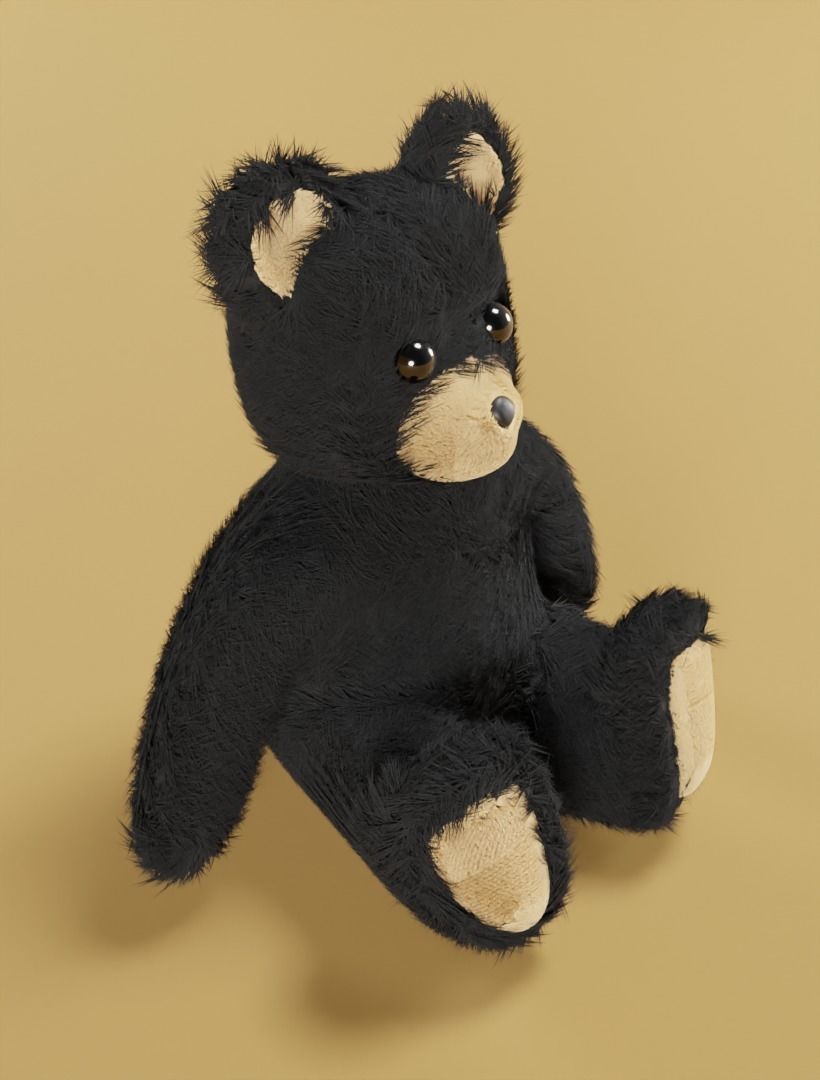 Taddy bears set 3D model 3D model_27