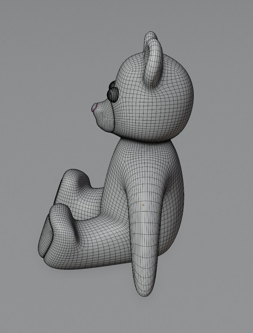 Taddy bears set 3D model 3D model_34