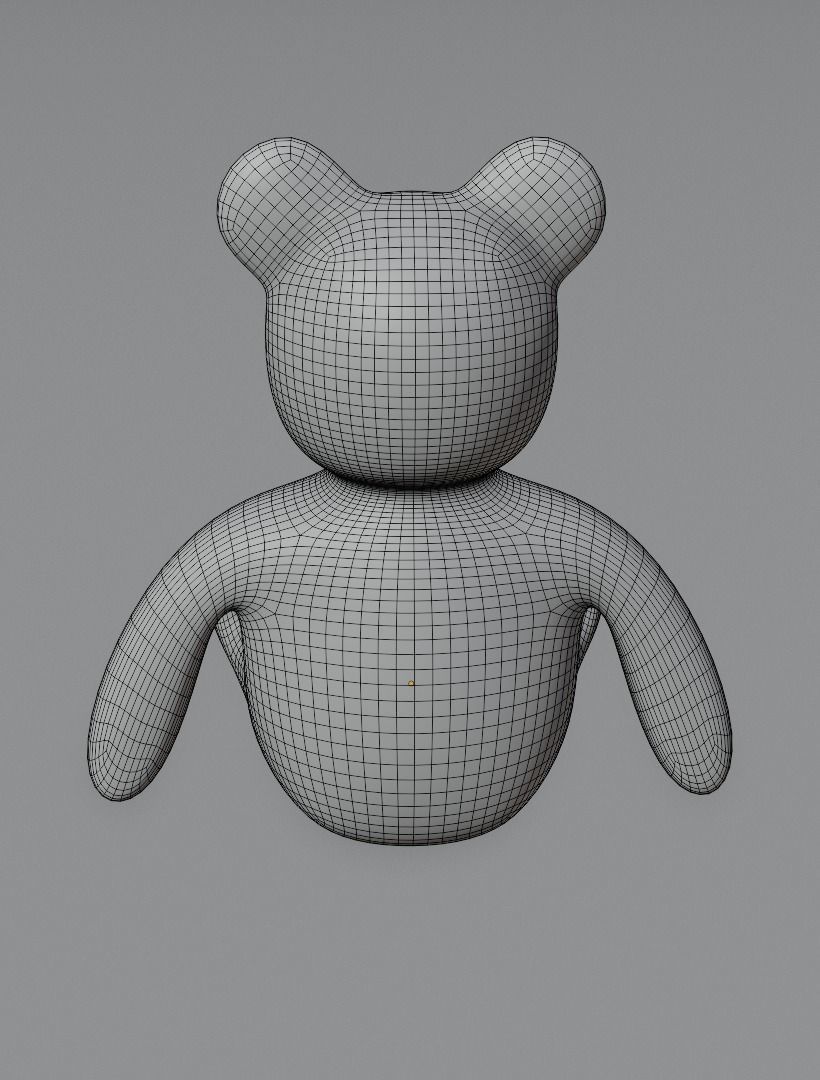 Taddy bears set 3D model 3D model_35