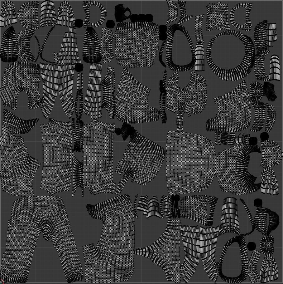 Taddy bears set 3D model 3D model_44